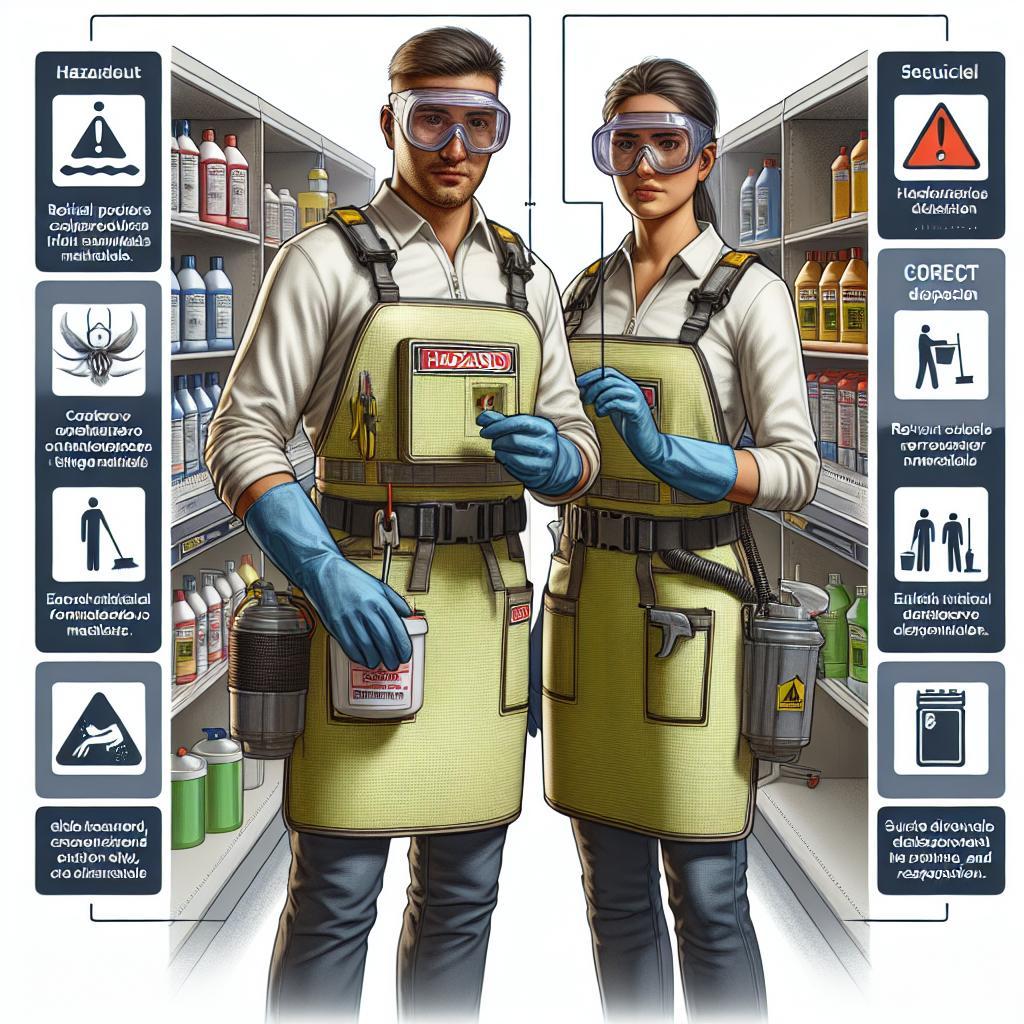 How to Handle Hazardous Materials in Retail Cleaning